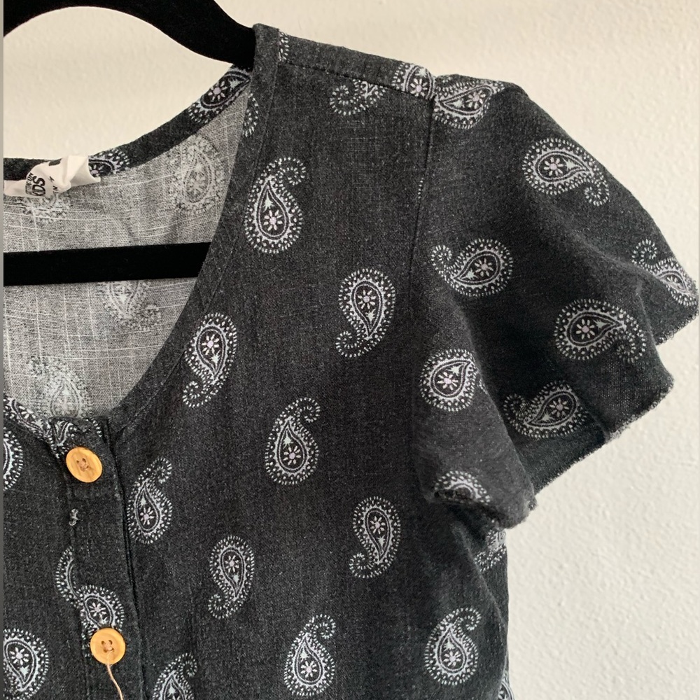 Paisley Print Dress